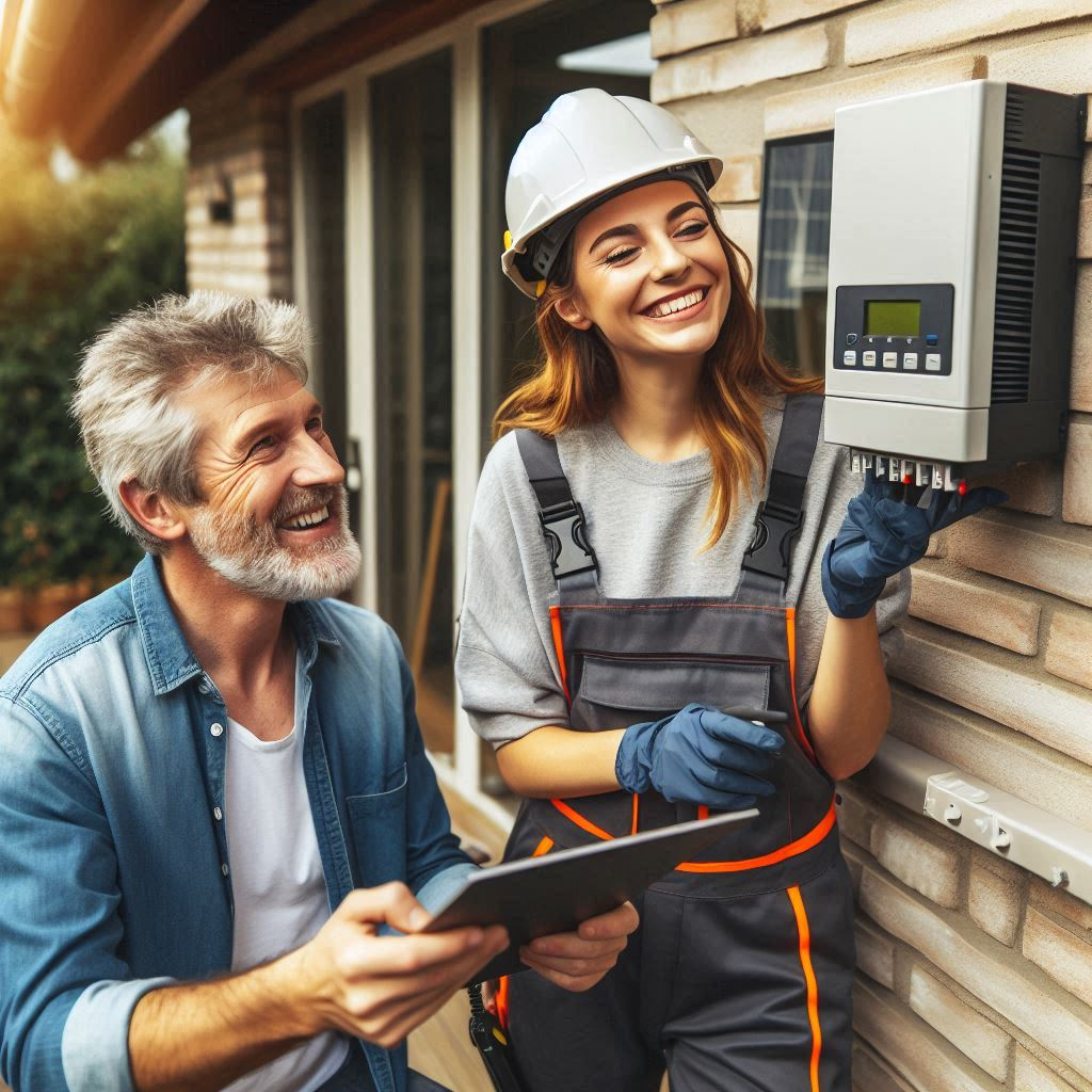 inverter maintenance at a residential installation