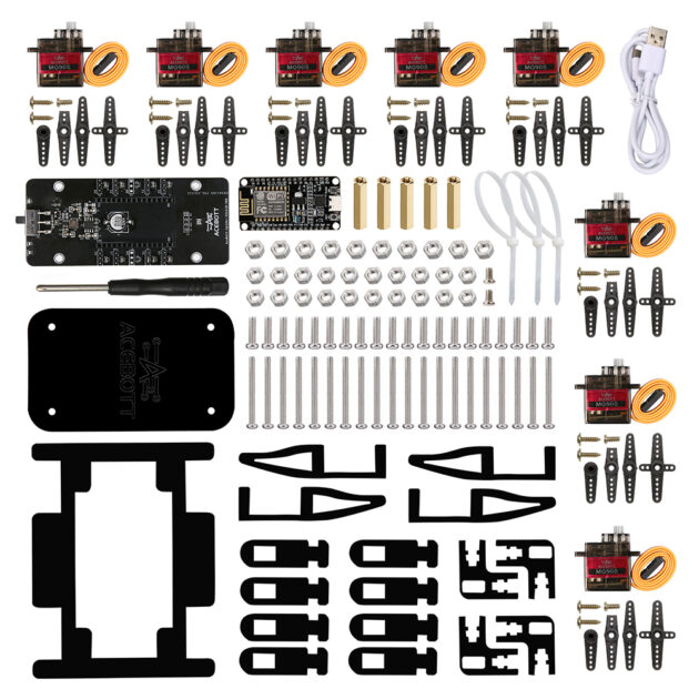 Qd020 spider robot kit 7